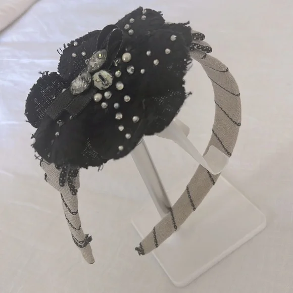 Tarina Tarantino Black and Jewel-Toned Headband Tarina Tarantino Black and Jewel-Toned Headband main image 2